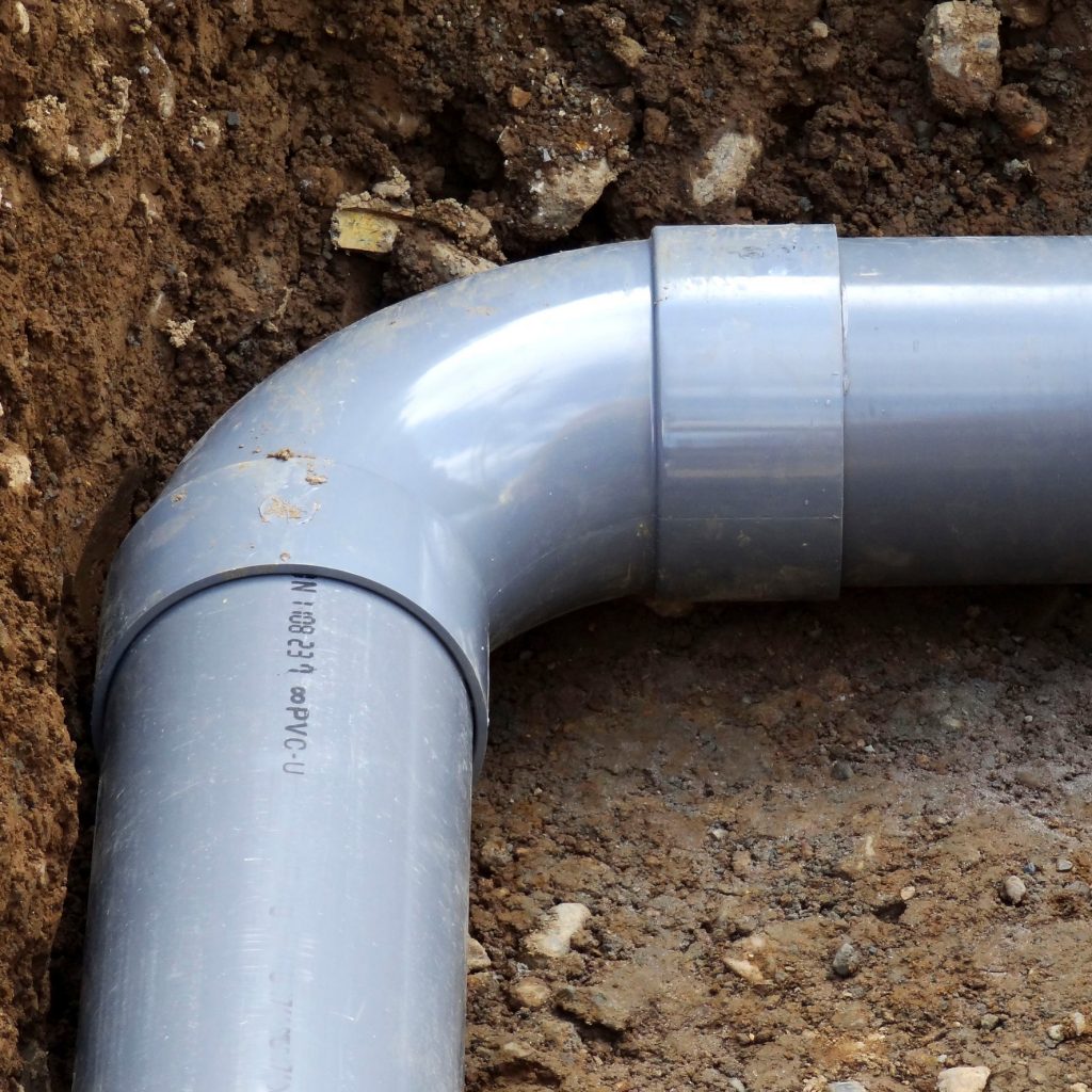 dug up and repaired pipe 